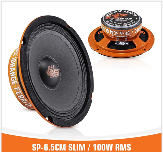SP 6.5CM SLIM MIDRANGE SUPER SLIM 6,5"/16,5CM 100W RMS