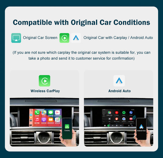 LEXUS IS Compatible Wireless Apple Carplay & Android Auto Upgrade KIT