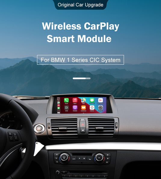 BMW 1 Series CIC E89 / E90 WIRELESS Apple Carplay & Android Auto Upgrade KIT (2010-2011)