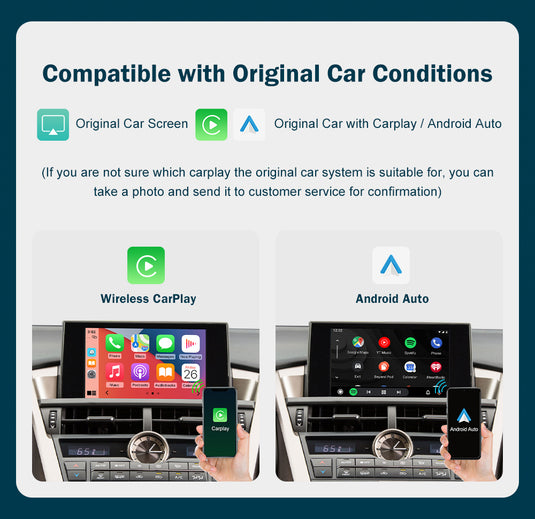 LEXUS NX Compatible Wireless Apple Carplay & Android Auto Upgrade KIT
