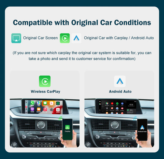 LEXUS RX Compatible Wireless Apple Carplay & Android Auto Upgrade KIT