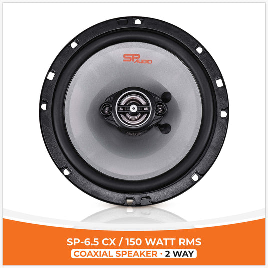 SP 6.5CX COAXIAL SPEAKERS 6.5"/16.5CM 150W RMS