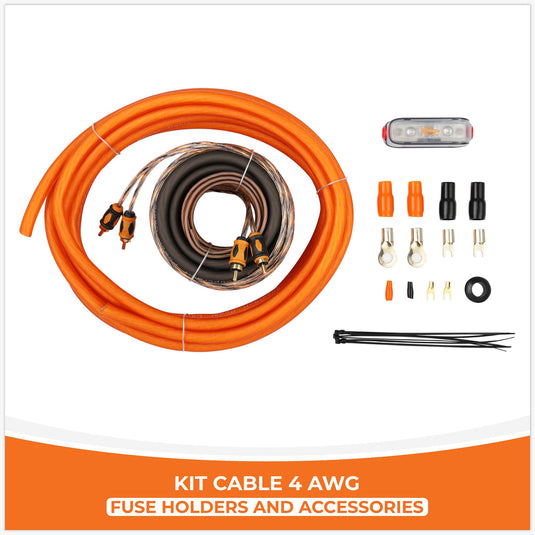 SP AUDIO 4ga Amp Installation Wiring Kit