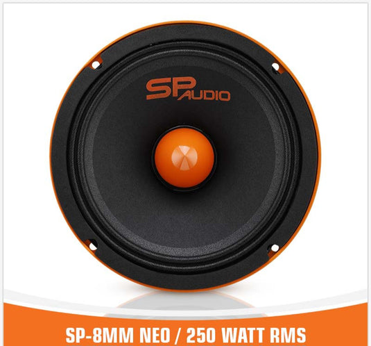 SP 8MM NEO MIDRANGE EXTREME 8"/20CM NEO MAGNET 250W RMS (Single Speaker)