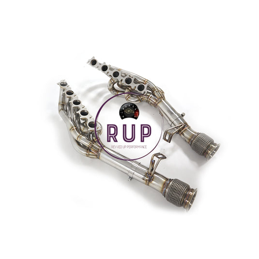 AUDI R8 V10 Stainless Steel High Flow Performance Headers, Catless Pipe (PRE ORDER ONLY)