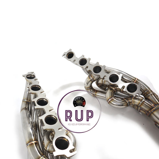 AUDI R8 V10 Stainless Steel High Flow Performance Headers, Catless Pipe (PRE ORDER ONLY)