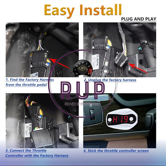 RUP 12-Drive Electronic Throttle Controller Accelerator Pedal with LOCK Function (PRE ORDER ONLY)