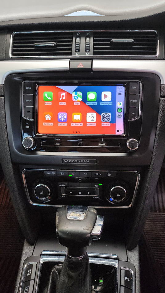 DERTON DT-850WCA VW Volkswagen Oem Style Wireless CarPlay & Android Auto usb C Stereo