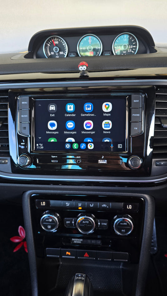 DERTON DT-850WCA VW Volkswagen Oem Style Wireless CarPlay & Android Auto usb C Stereo