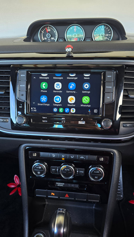 DERTON DT-850WCA VW Volkswagen Oem Style Wireless CarPlay & Android Auto usb C Stereo