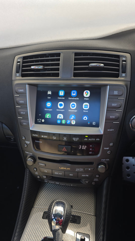 LEXUS IS250/ IS350/ ISF Compatible Wireless Apple CarPlay/ Wireless Android Auto Upgrade Kit