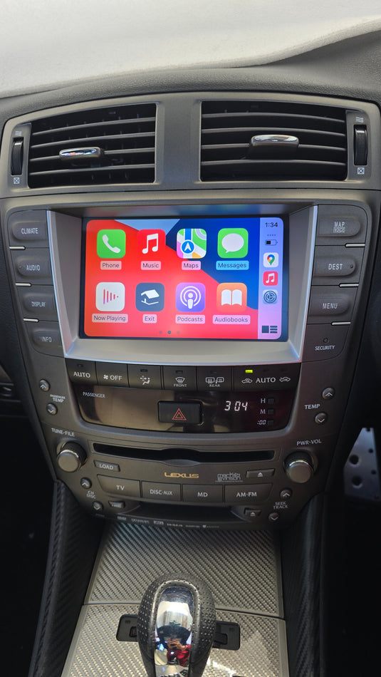 LEXUS IS250/ IS350/ ISF Compatible Wireless Apple CarPlay/ Wireless Android Auto Upgrade Kit
