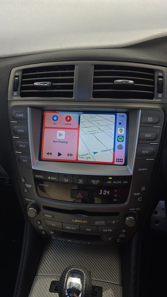 LEXUS IS250/ IS350/ ISF Compatible Wireless Apple CarPlay/ Wireless Android Auto Upgrade Kit