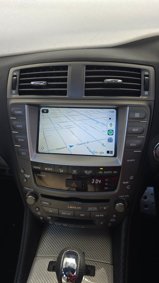 LEXUS IS250/ IS350/ ISF Compatible Wireless Apple CarPlay/ Wireless Android Auto Upgrade Kit