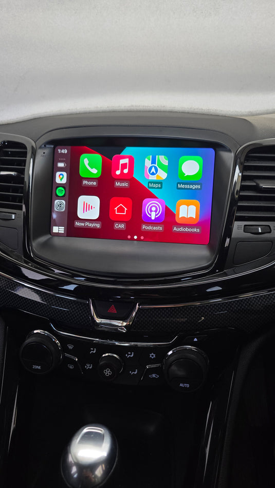 HOLDEN COMMODORE VF WIRELESS APPLE CARPLAY/ Android Auto Screen Upgrade Kit Retains Factory functions