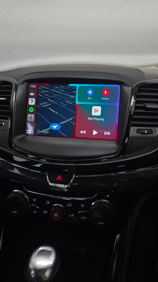 HOLDEN COMMODORE VF WIRELESS APPLE CARPLAY/ Android Auto Screen Upgrade Kit Retains Factory functions