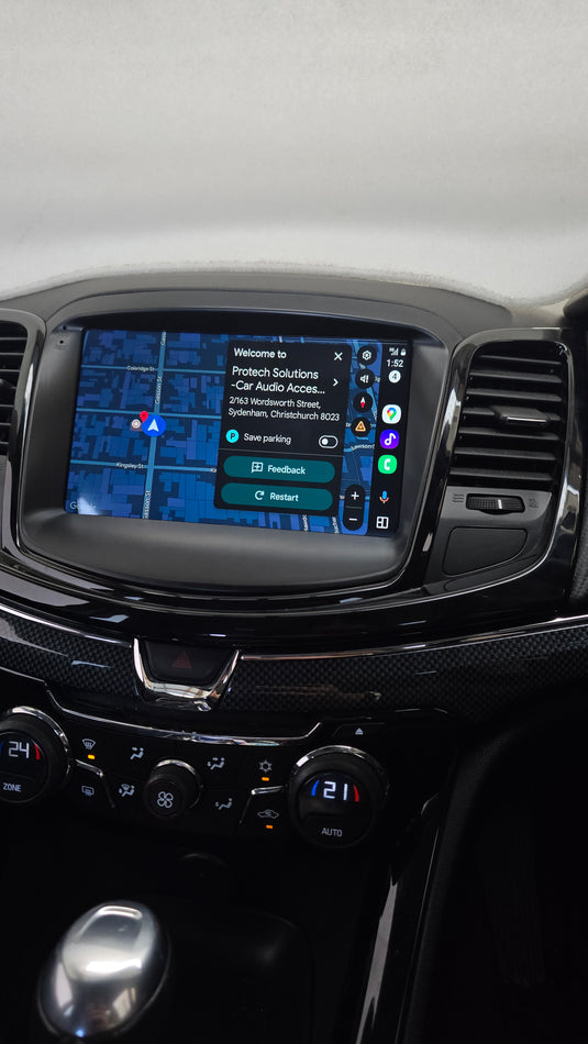 HOLDEN COMMODORE VF WIRELESS APPLE CARPLAY/ Android Auto Screen Upgrade Kit Retains Factory functions