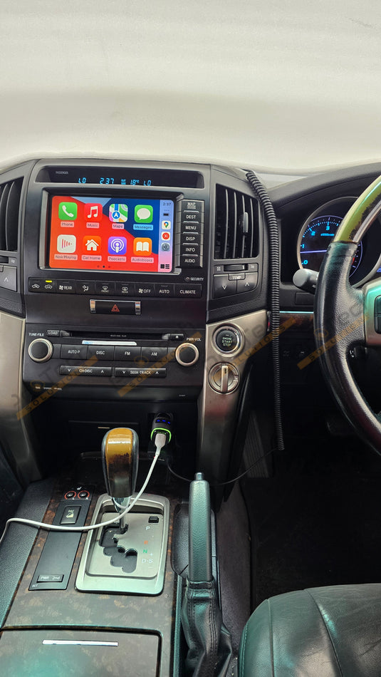 Toyota Land Cruiser LC200 (2007-2008) Compatible Wireless Apple CarPlay & Android Auto Upgrade Kit