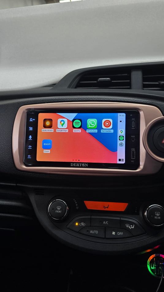 Derton DT-550WCA Wireless Apple CarPlay/ Android Auto 200x100MM Multimedia Unit