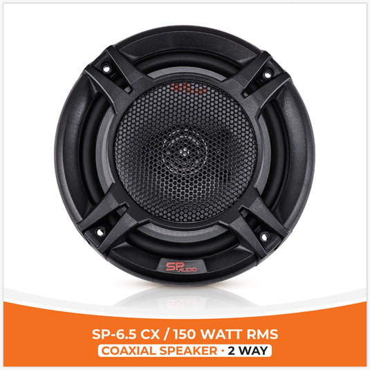 SP 6.5CX COAXIAL SPEAKERS 6.5"/16.5CM 150W RMS