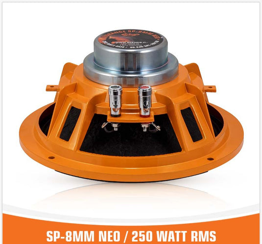 SP 8MM NEO MIDRANGE EXTREME 8"/20CM NEO MAGNET 250W RMS (Single Speaker)