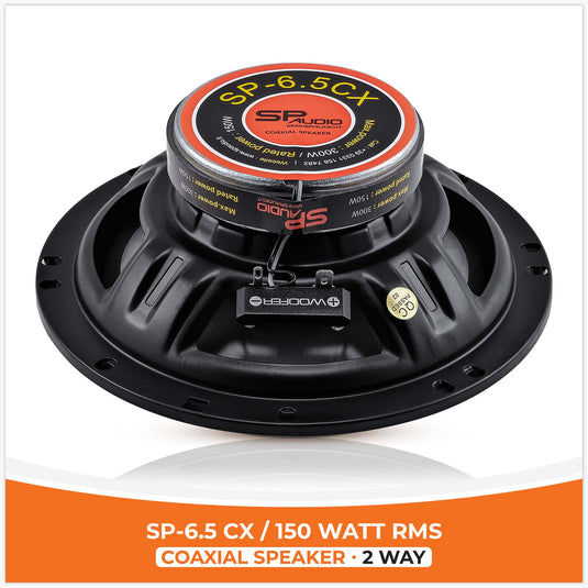 SP 6.5CX COAXIAL SPEAKERS 6.5"/16.5CM 150W RMS