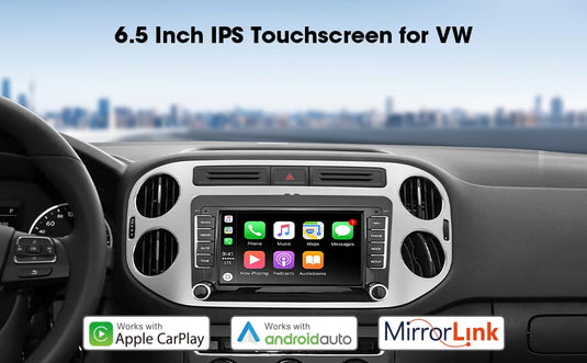 DERTON DT-800WCA VW Volkswagen Oem Style Wireless CarPlay & Android Auto Stereo