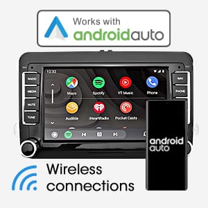 DERTON DT-800WCA VW Volkswagen Oem Style Wireless CarPlay & Android Auto Stereo