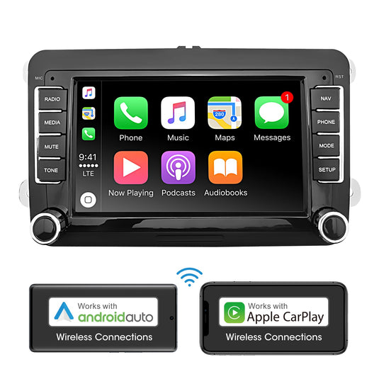DERTON DT-800WCA VW Volkswagen Oem Style Wireless CarPlay & Android Auto Stereo