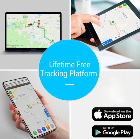 4G GPS Tracker For Car Motorcycle Vehicle Tracking Device with Lifetime free App or Web Access
