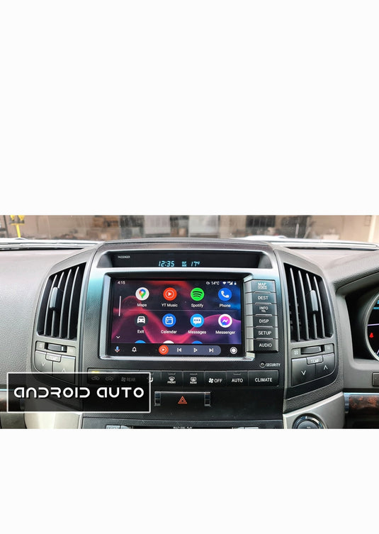 Toyota Land Cruiser LC200 (2008-2013 Pre-facelift) Compatible Wireless Apple CarPlay & Android Auto Upgrade Kit