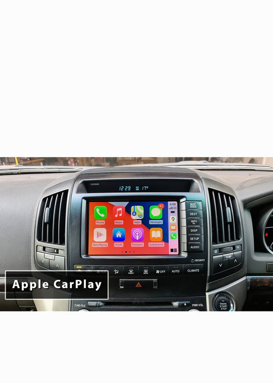 Toyota Land Cruiser LC200 (2008-2013 Pre-facelift) Compatible Wireless Apple CarPlay & Android Auto Upgrade Kit