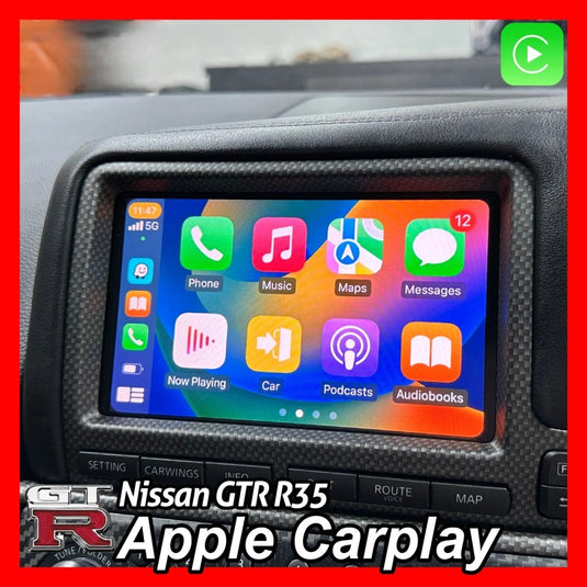 Nissan GT-R R35 DBA From 2011 to 2016 WIRELESS Apple CarPlay & Android Auto Integration