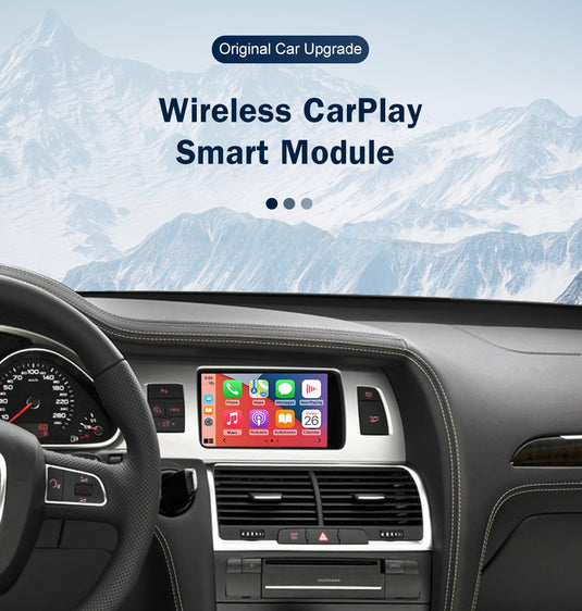 Audi Q7 / SQ7 / RSQ7 MMI 3G 3G+ WIRELESS Apple Carplay & Android Auto Upgrade KIT (2009-2015)
