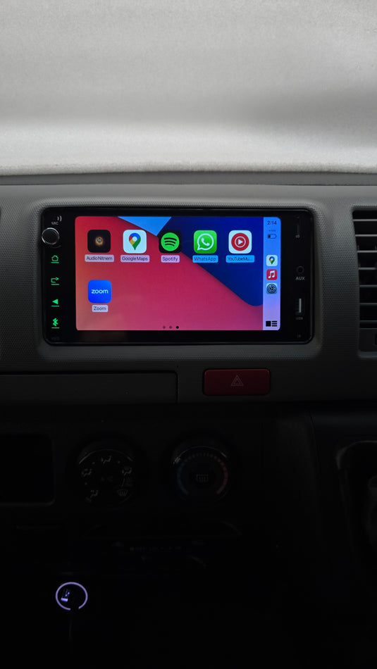 DERTON MP-500WCA TOYOTA/ NISSAN Size WIRELESS APPLE CARPLAY & ANDROID AUTO Stereo 200x100mm