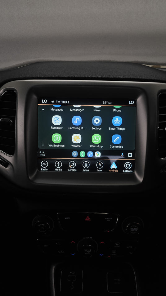 JEEP/ DODGE / CHRYSLER RADIO DELAMINATION SCREEN REPLACEMENT Including INSTALLATION