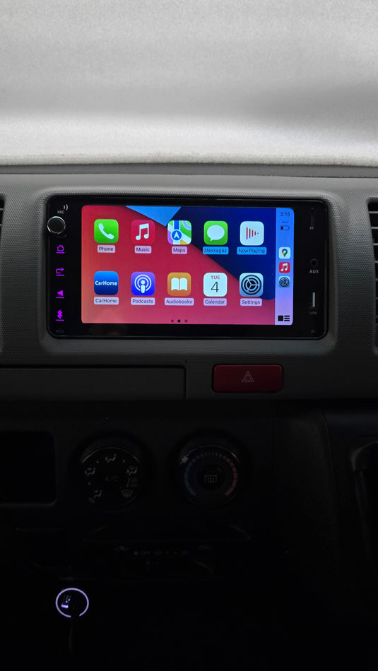 Toyota Hiace Compatible Wireless Apple CarPlay/ Wireless Android Auto oem size Derton MP-500WCA stereo
