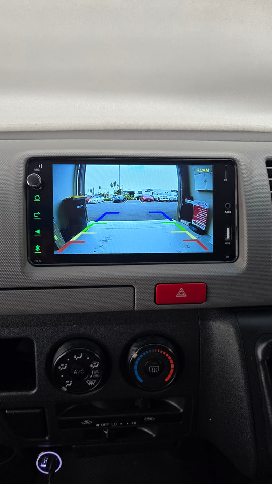 Toyota Hiace Compatible Apple Carplay/ Android Auto oem size Derton MP-515CA stereo