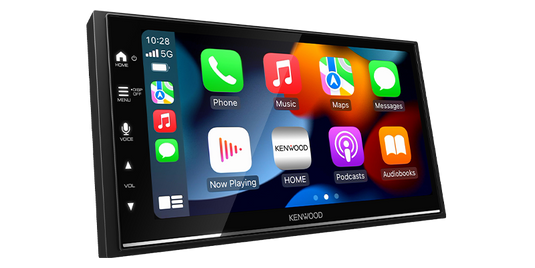 Kenwood DMX7022S Multimedia Receiver with Wired CarPlay & Android Auto