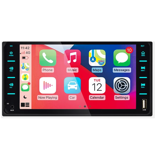 DERTON MP-315CA TOYOTA/ NISSAN Size APPLE CARPLAY & ANDROID AUTO Stereo (200x100mm)