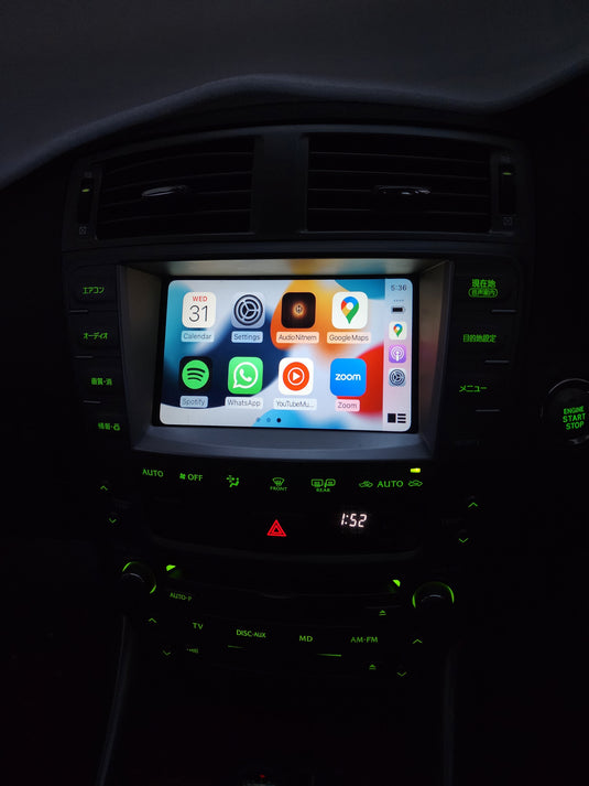 LEXUS IS250 IS350 ISF IS-F Compatible WIRELESS APPLE CARPLAY/ ANDROID AUTO UPGRADE