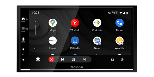 Kenwood DMX7022S Multimedia Receiver with Wired CarPlay & Android Auto