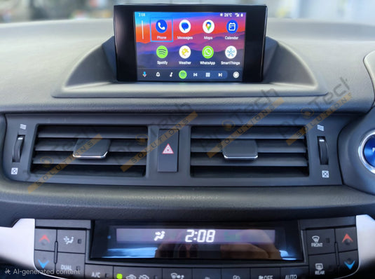 Lexus CT200h Compatible Wireless CarPlay & Android Auto Interface 2013-2018
