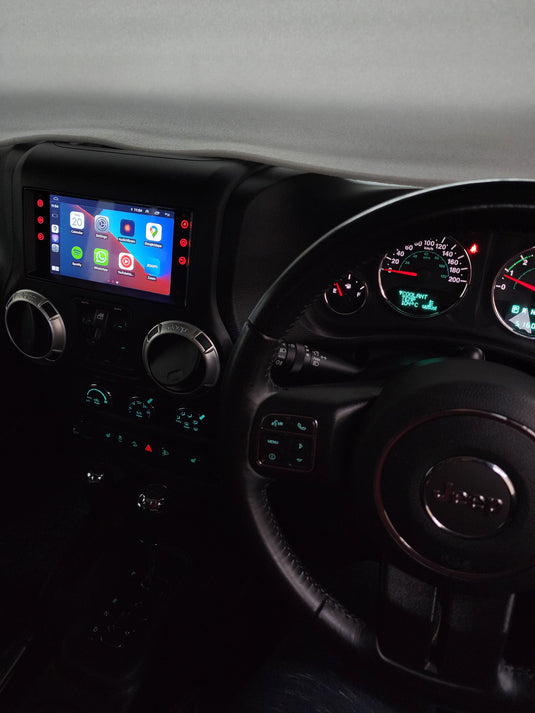 Jeep Wrangler/ Compass / Chrysler / Dodge Challenger Wireless Apple Carplay/ Wireless Android auto stereo