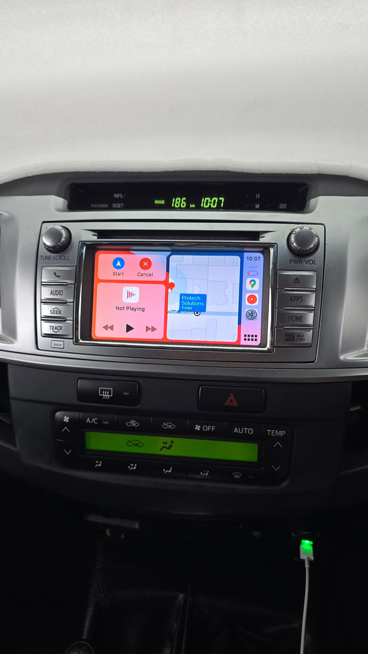 Toyota Hilux Compatible Wireless Apple CarPlay & Android Auto Upgrade Kit (Retains Factory Systems)