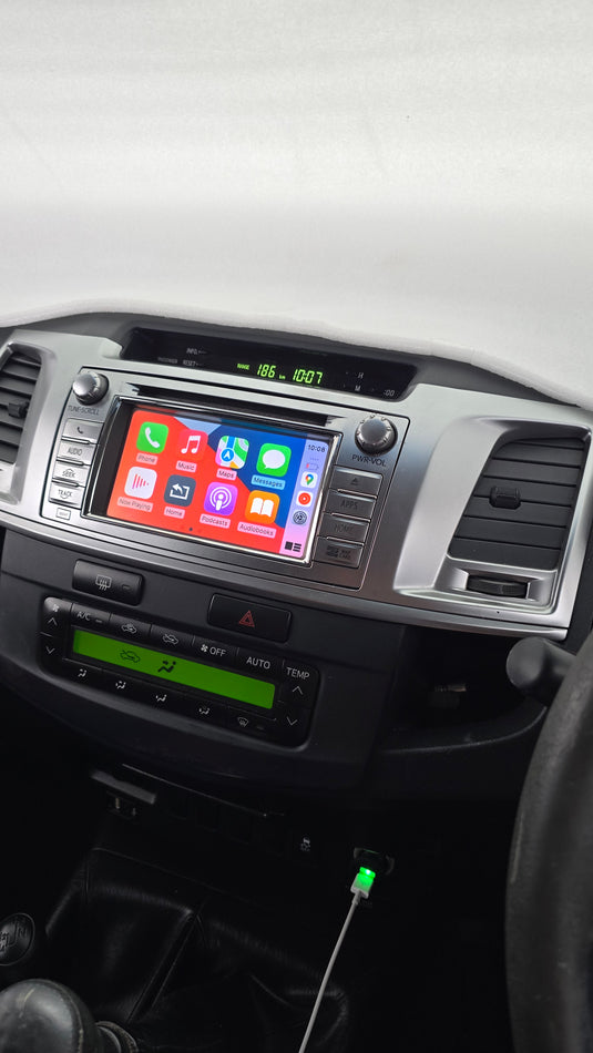 Toyota Hilux Compatible Wireless Apple CarPlay & Android Auto Upgrade Kit (Retains Factory Systems)