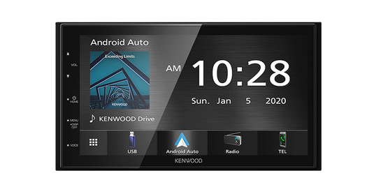 Kenwood DMX5020S Multimedia Receiver with Wired CarPlay & Android Auto