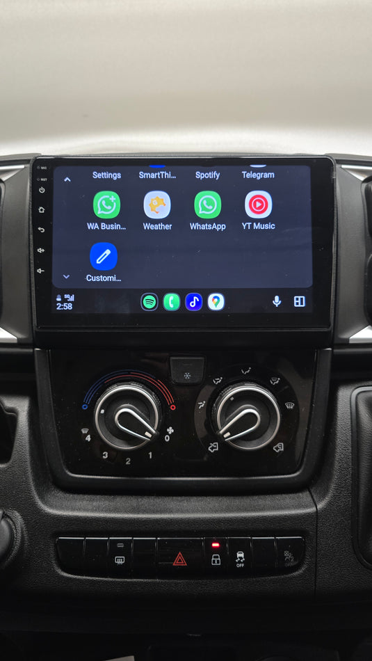 Fiat Ducato 9” Wireless Apple CarPlay & Android Auto Upgrade Multimedia Unit