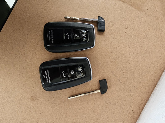 TOYOTA COROLLA key start Converted to Push Button Start with Alarm System and Two New Keys