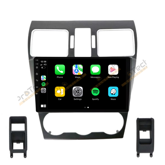 Subaru Forester/Impreza/XV 2015-2018 Wireless Apple CarPlay & Android Auto Head Unit (Silver A/C Trim)